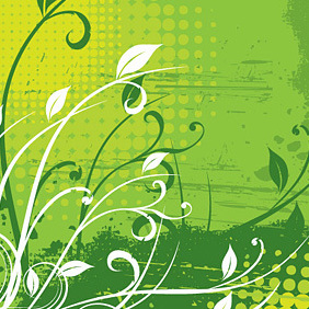 Floral Background - vector #221917 gratis