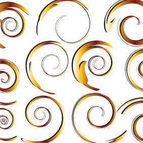 Swirl - Ornaments - бесплатный vector #222307