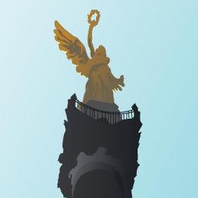 Un Gran Angel Vector Statue - vector gratuit #223187 