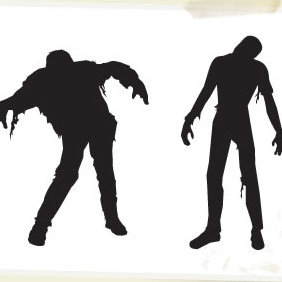 Vector Zombies Halloween - vector gratuit #223847 