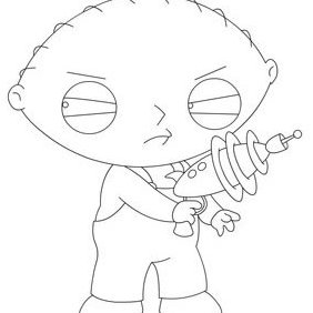 Stewie Resource Outline By Cha - Free vector #224027