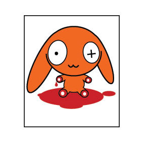 Bloody Dog Vector 2 - Free vector #224077