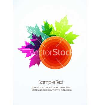 Free abstract leaves vector - vector gratuit #224177 