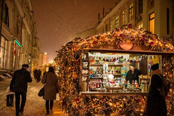 Street market in moscow - Free image #273467