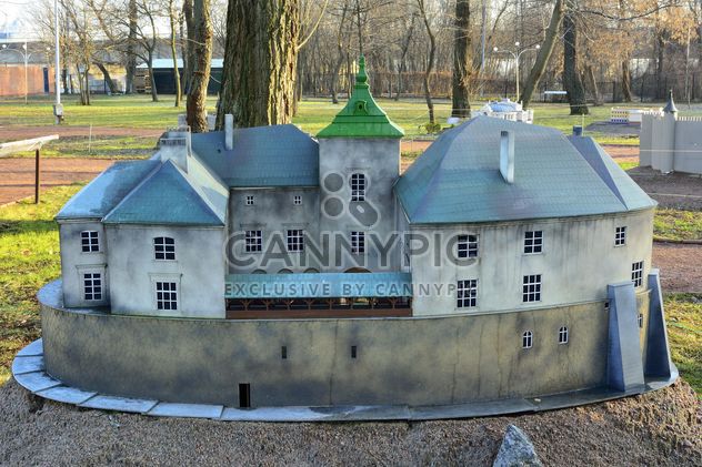 Exhibition Kiev in miniature. Breadboard model of the castle in the Lviv region. - бесплатный image #273947
