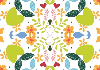 Floral seamless pattern background - бесплатный vector #281047