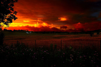 Almost Heaven WV Country Farm Sunset - image gratuit #285227 