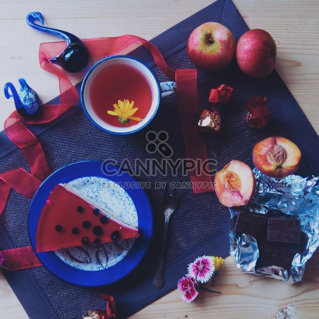 Cake with jelly and blueberry - бесплатный image #297507