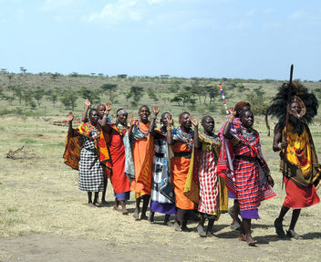 Kenya (Masai Mara) Welcome song from Masaian people - Kostenloses image #300737