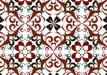 Seamless Floral Pattern Background - vector #302137 gratis