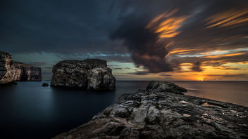 The Fungus Rock - Gozo, Malta - Landscape, travel photography - бесплатный image #302487