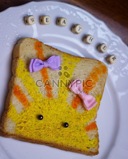 Painted toast bread - Free image #302517