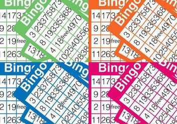 Bingo Card Background - vector gratuit #302627 