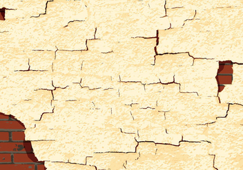Cracked paint texture wall vector - Free vector #303507