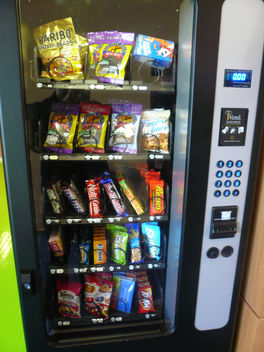 Vending machine priced by grams of fat, Google, San Jose, California.jpg - Free image #309177
