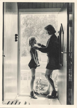 Mother and daughter in the doorway - Free image #319257
