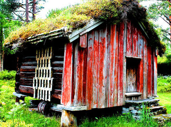 Norwegian Log cabin #viking #dailyshoot #Molde - бесплатный image #323467