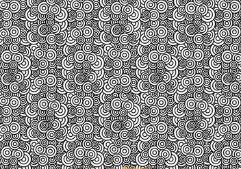Black And White Abstract Circle Pattern - vector gratuit #326677 