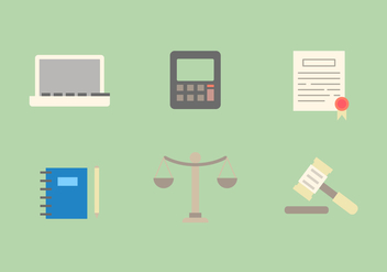 Free Law Office Vector Icons #5 - Free vector #326747