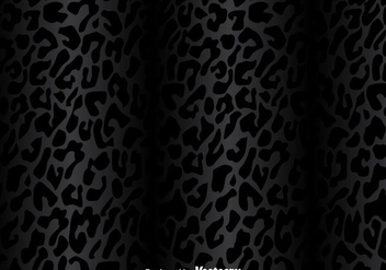 Black Leopard Pattern - vector gratuit #327507 
