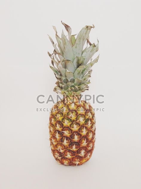 Pineapple on a white background. - бесплатный image #328167