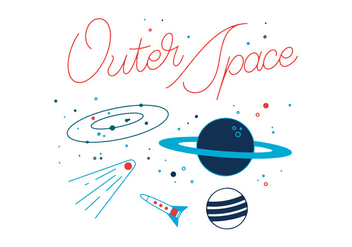 Free Outer Space Vector - vector gratuit #328727 