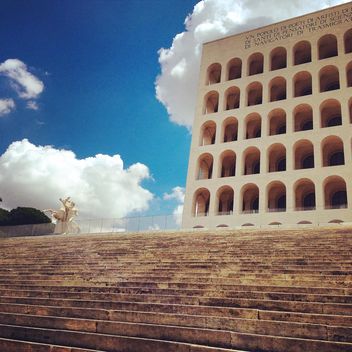 Square coliseum in Eur, Rome - image gratuit #331127 