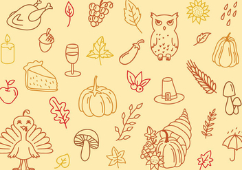 Free Thanksgiving Background - vector gratuit #331657 