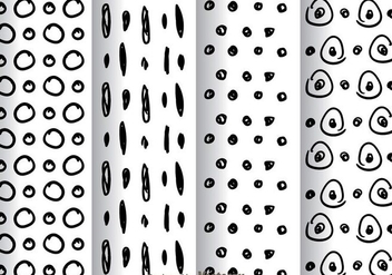 Doodle Dot Pattern - Free vector #334087
