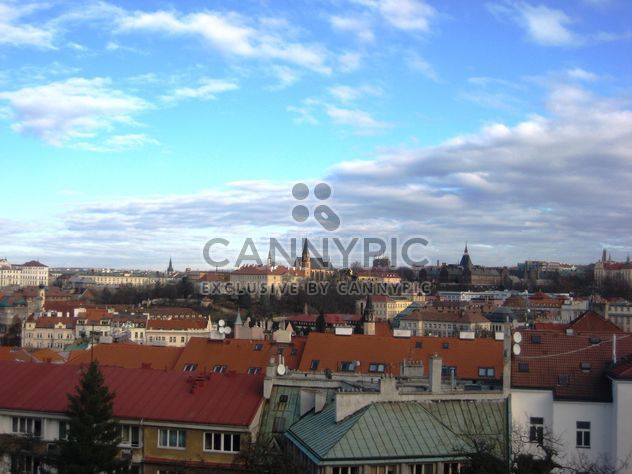 Prague from height in winter - бесплатный image #335137