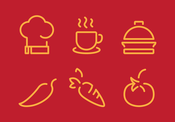 Vector Cooking Stuff Icon Set - Free vector #335367