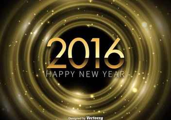 Happy New Year 2016 background - vector #336557 gratis