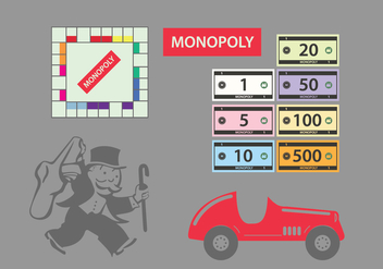 Monopoly Vector Illustrations - vector gratuit #338627 