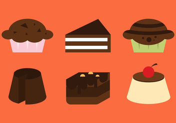 Free Brownie Vector Icons #2 - vector gratuit #342757 