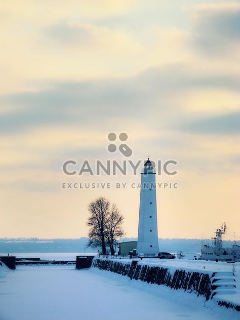 a winter lighthouse - Free image #342867