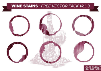 Wine Stains Free Vector Pack Vol. 3 - Kostenloses vector #342937