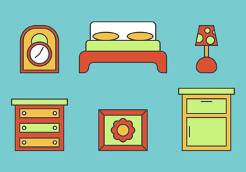 Free Kids Room Vector Icons #8 - Free vector #343207