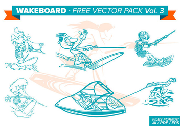 Wakeboard Free Vector Pack Vol. 3 - vector #343297 gratis