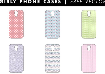 Girly Phone Cases Free Vector - vector gratuit #345277 