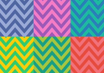 Free Colorful Herringbone Patterns - Kostenloses vector #345527