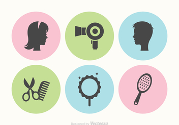 Free Coiffure Vector Icons - Free vector #345947