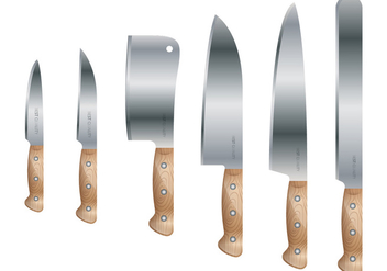 Knife Vector Set - vector #348767 gratis