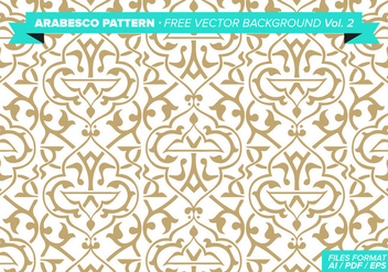 Arabesco Pattern Free Vector Background Vol. 2 - Free vector #348807