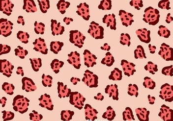 Pink Leopard Pattern - vector gratuit #349157 
