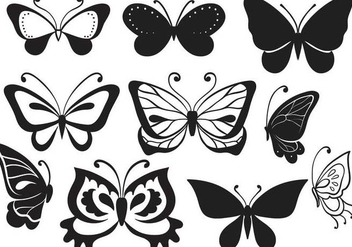Free Butterflies Vectors - Free vector #349527
