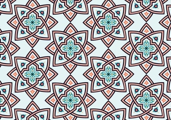 Star Moroccan Pattern Background - Free vector #349547