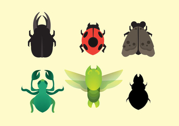 Free Termite and Insect Icon Vector - Free vector #350107