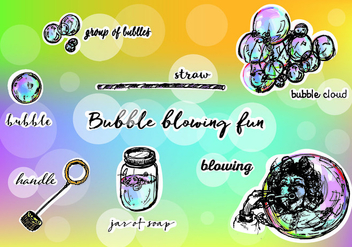 Illustration Of Free Vector Bubbles - Free vector #354027