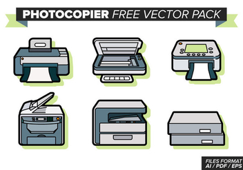 Photocopier Free Vector Pack - бесплатный vector #354227