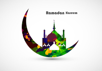 Decorative Ramadan Kareem Card - Kostenloses vector #354627